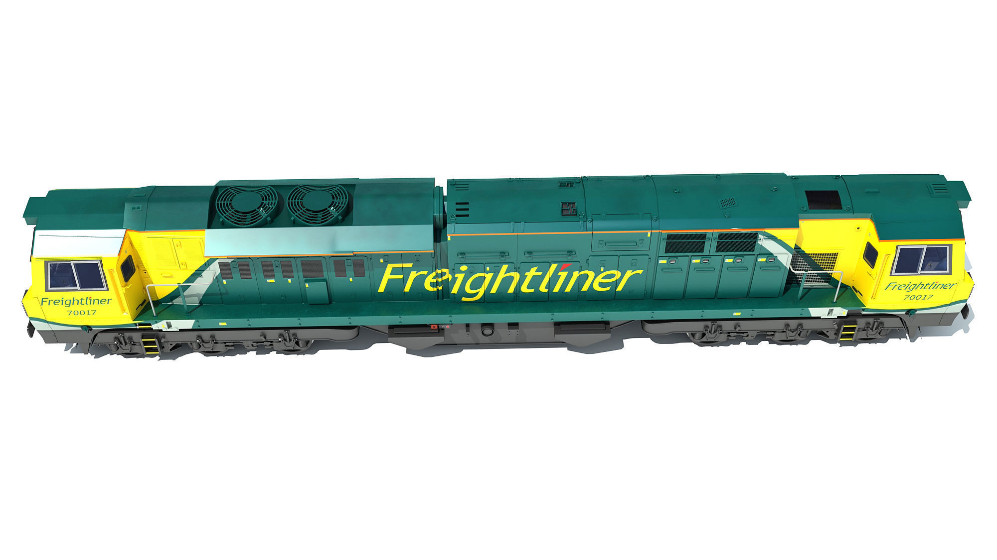 British Rail Class 70 PowerHaul Locomotive 3D model_9
