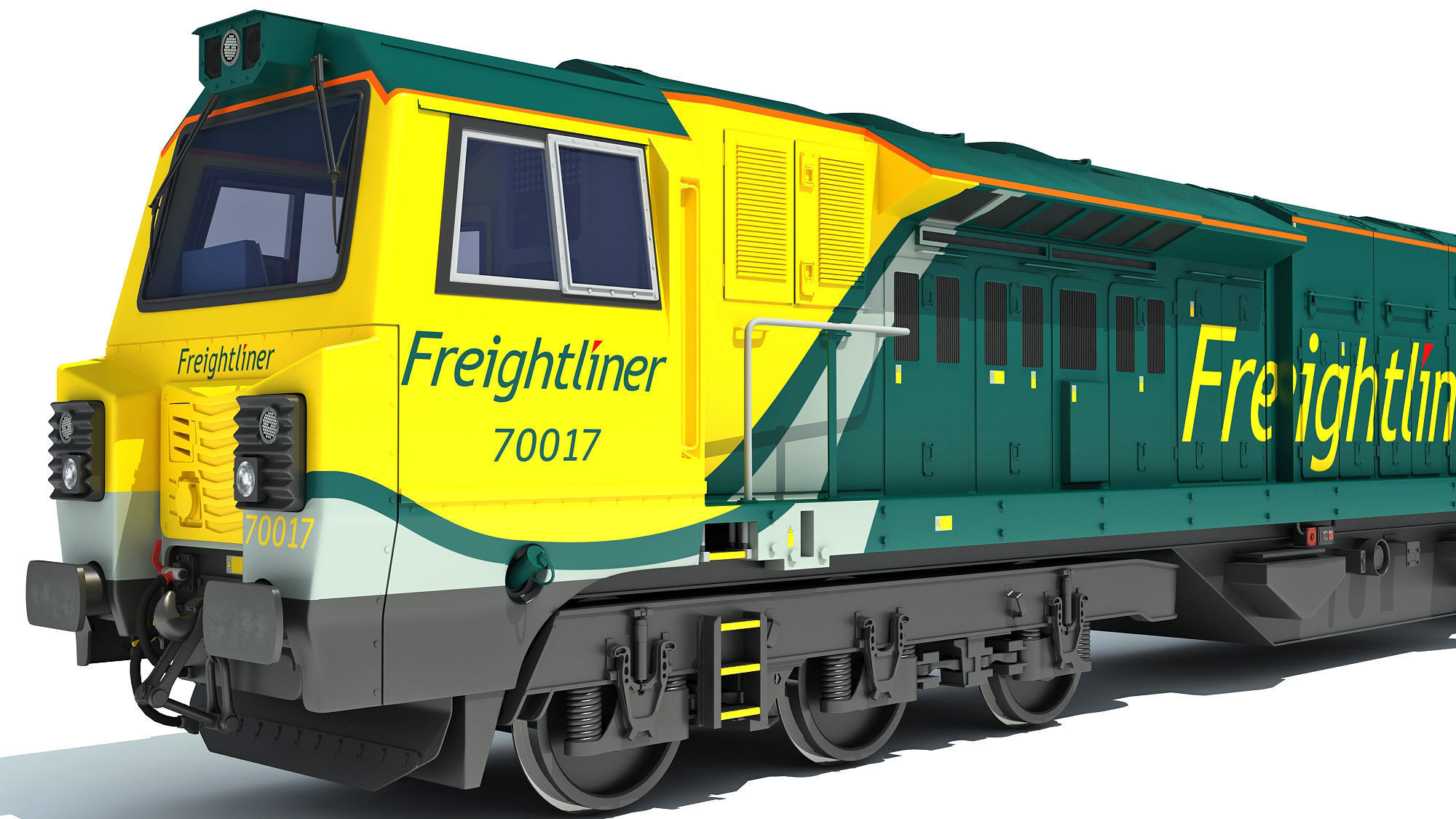 British Rail Class 70 PowerHaul Locomotive 3D model_15