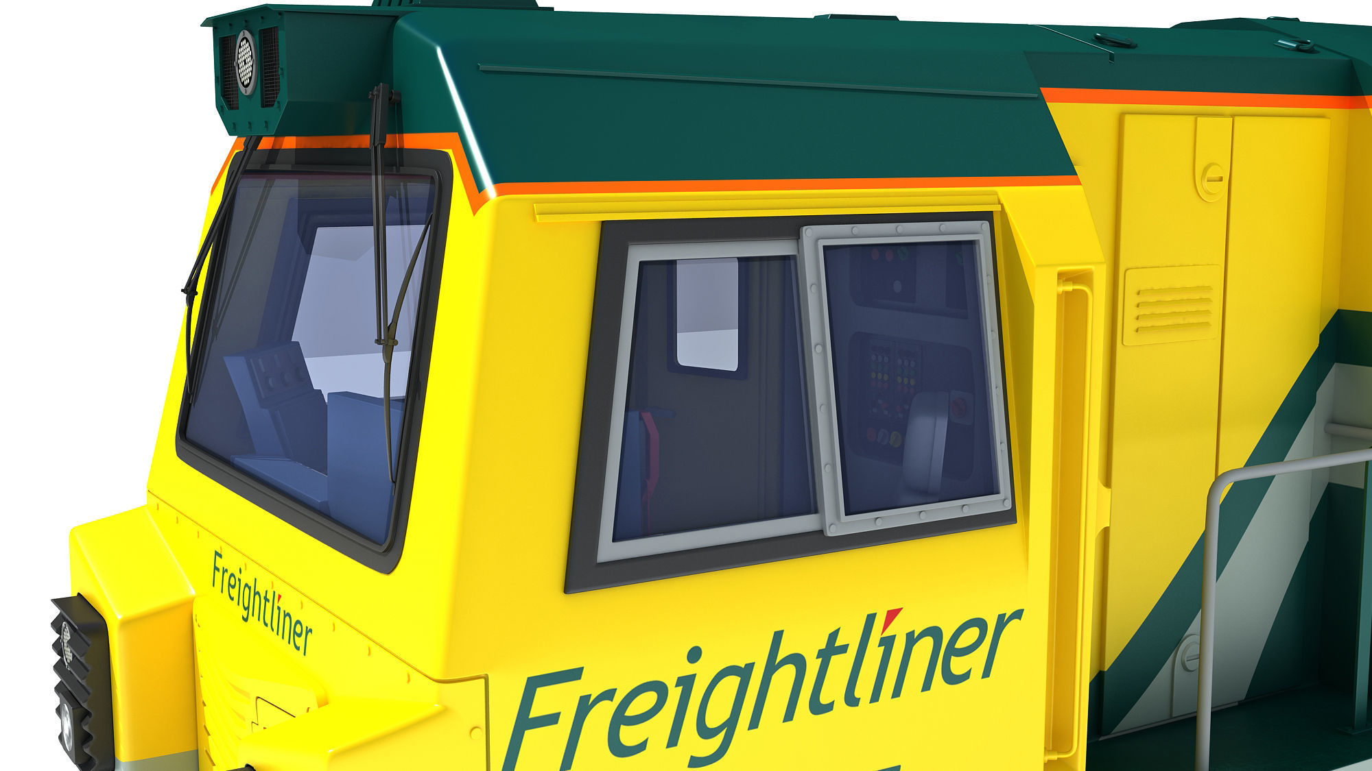 British Rail Class 70 PowerHaul Locomotive 3D model_20