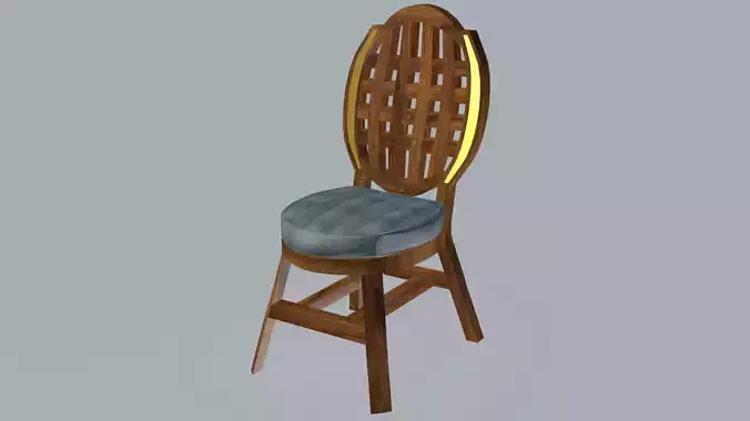 Checker dining chair
