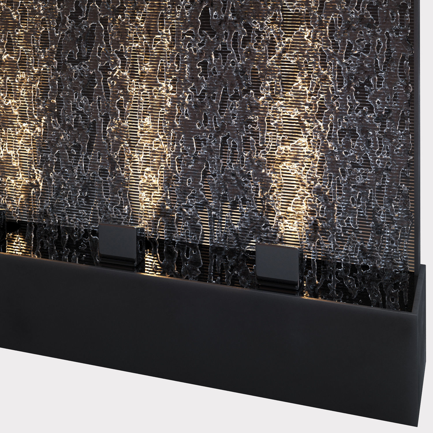 2 Aqua fall Waterfall Corona and Vray 3D model_2