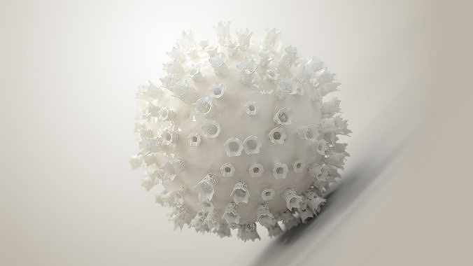 COVID-19 Coronavirus STL 3D print model
