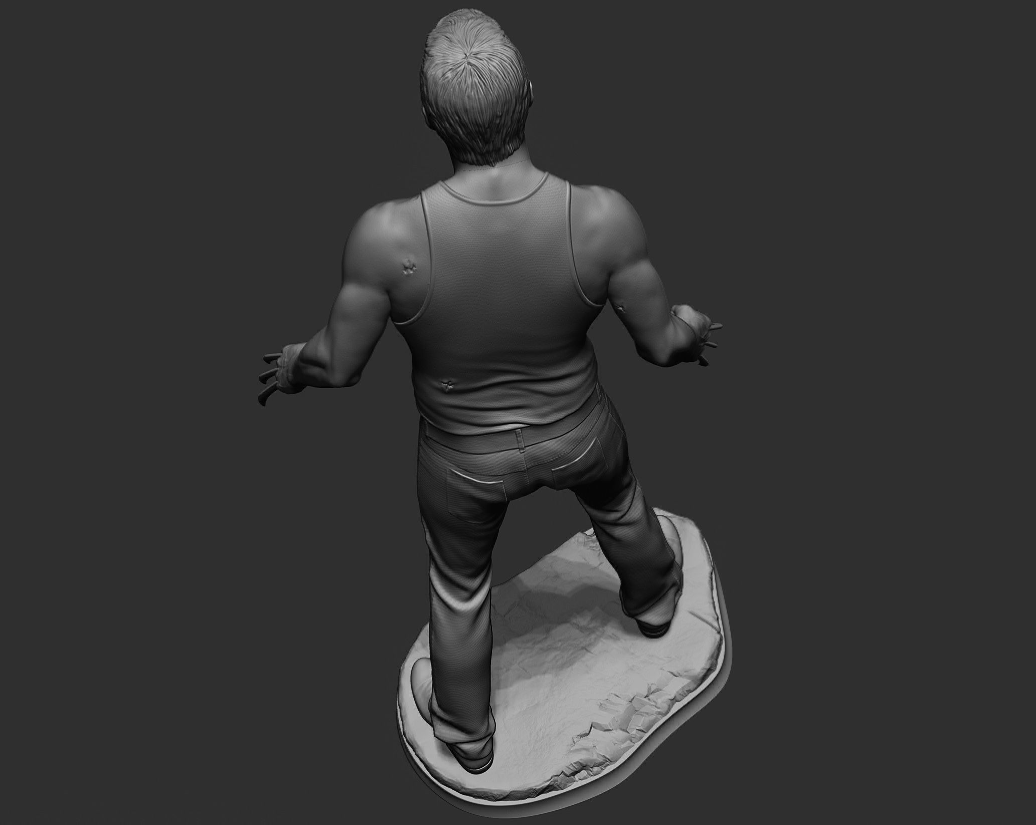 Hugh Jackman - Logan 3D print model_15