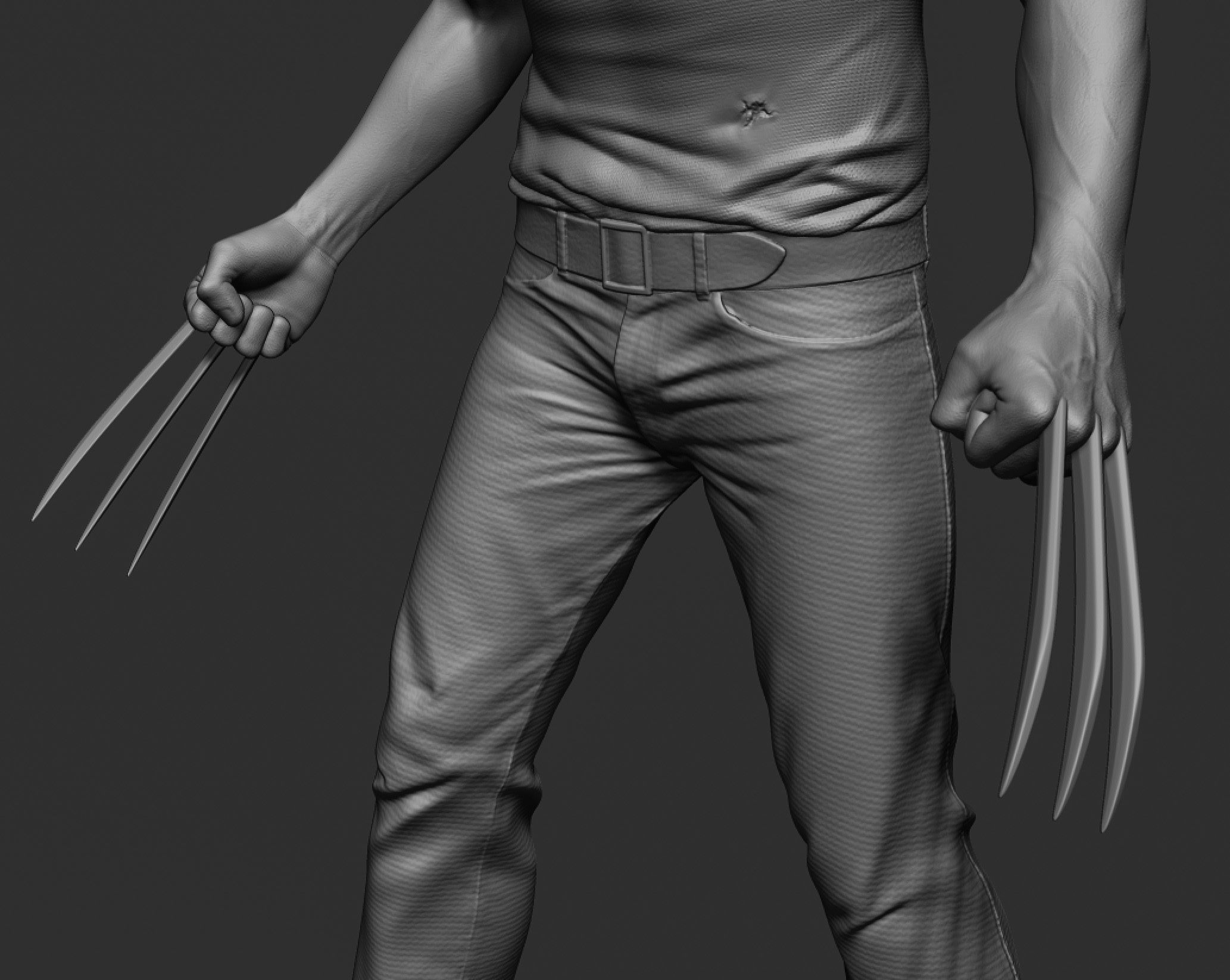 Hugh Jackman - Logan 3D print model_17