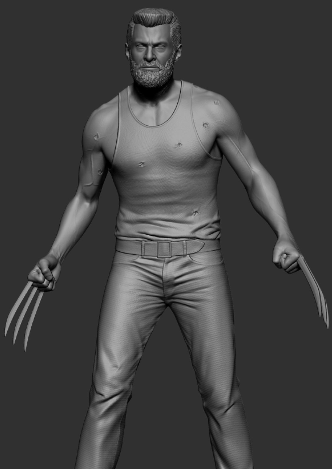 Hugh Jackman - Logan 3D print model_12