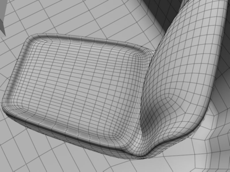 Electrical Aircraft Low-poly 3D model_12