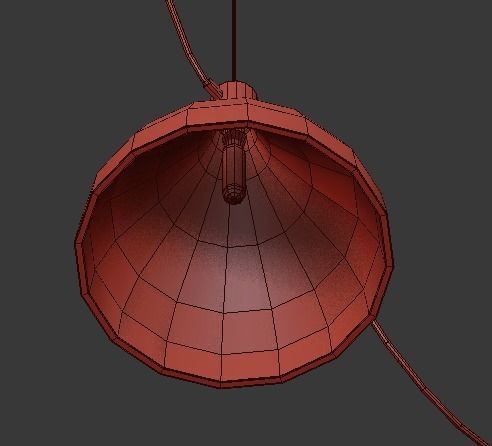 swell 3 string mixed pendant lamps 3D model_1