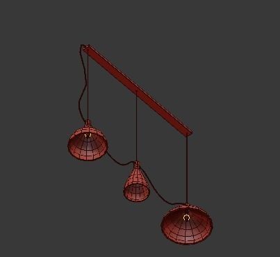 swell 3 string mixed pendant lamps 3D model_7
