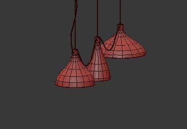 swell 3 string mixed pendant lamps 3D model_5