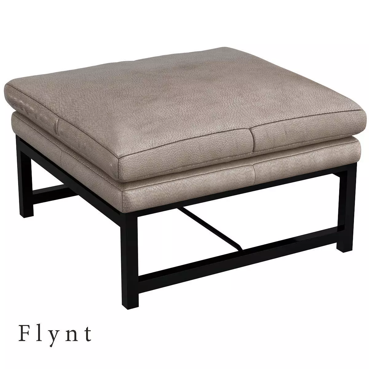 Flynt stool with cushion 3D model