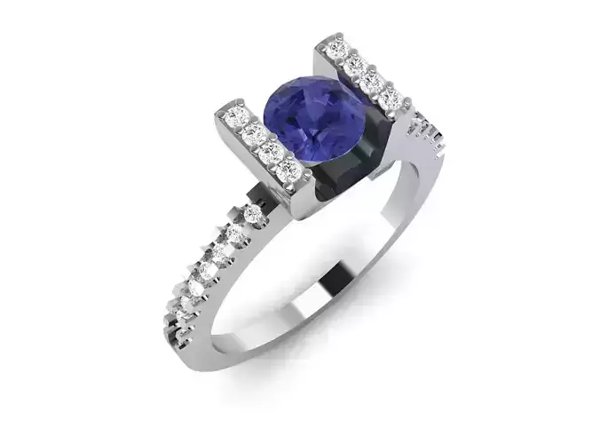 Women Band Ring 3dm render detail 3D print model