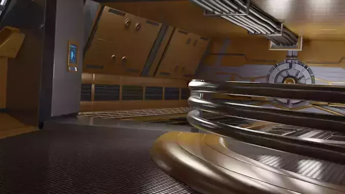 MODULAR SCIFI CORRIDOR