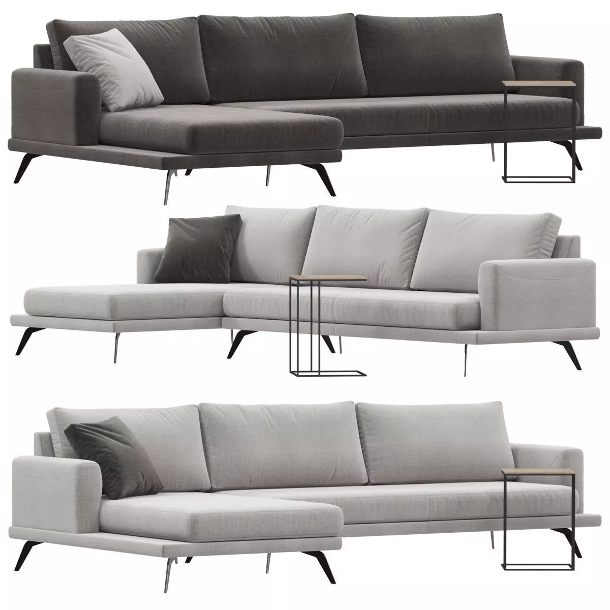 Doimo Salotti Philip sofa 3D model_0
