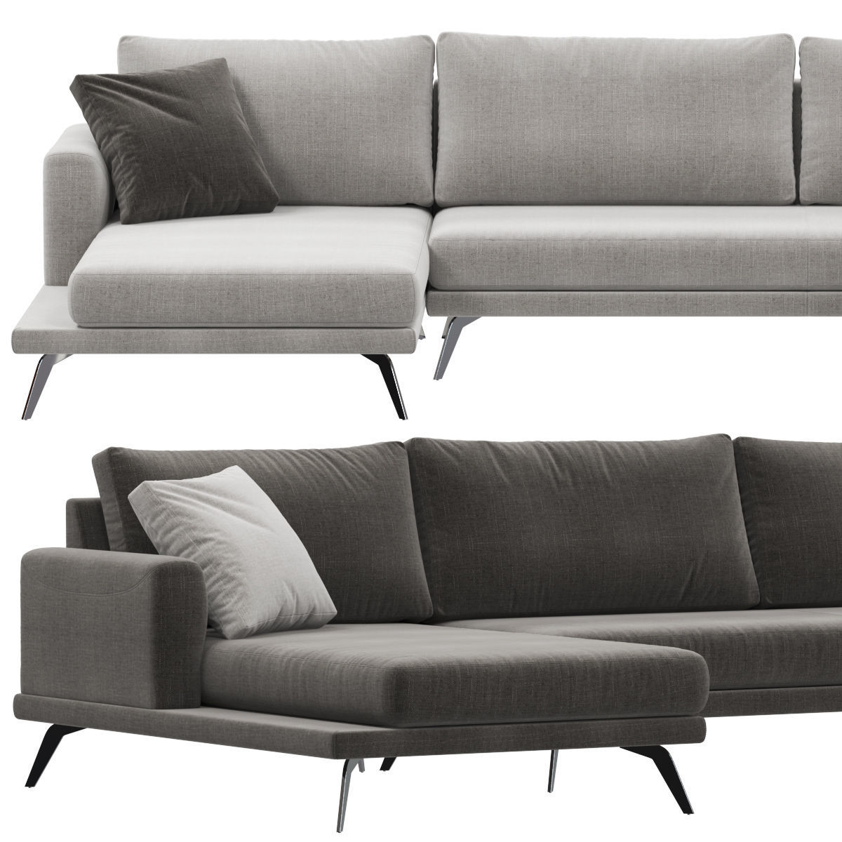 Doimo Salotti Philip sofa 3D model_4