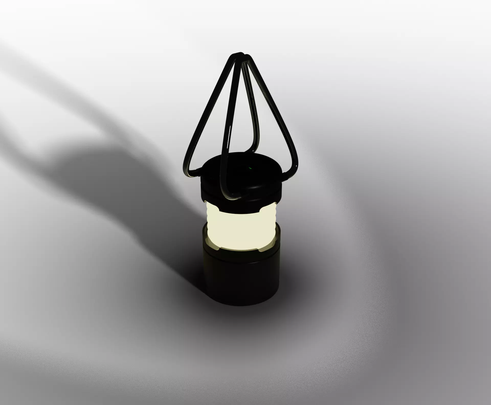 Camping lamp Sci Fi -Dark Design 3D model