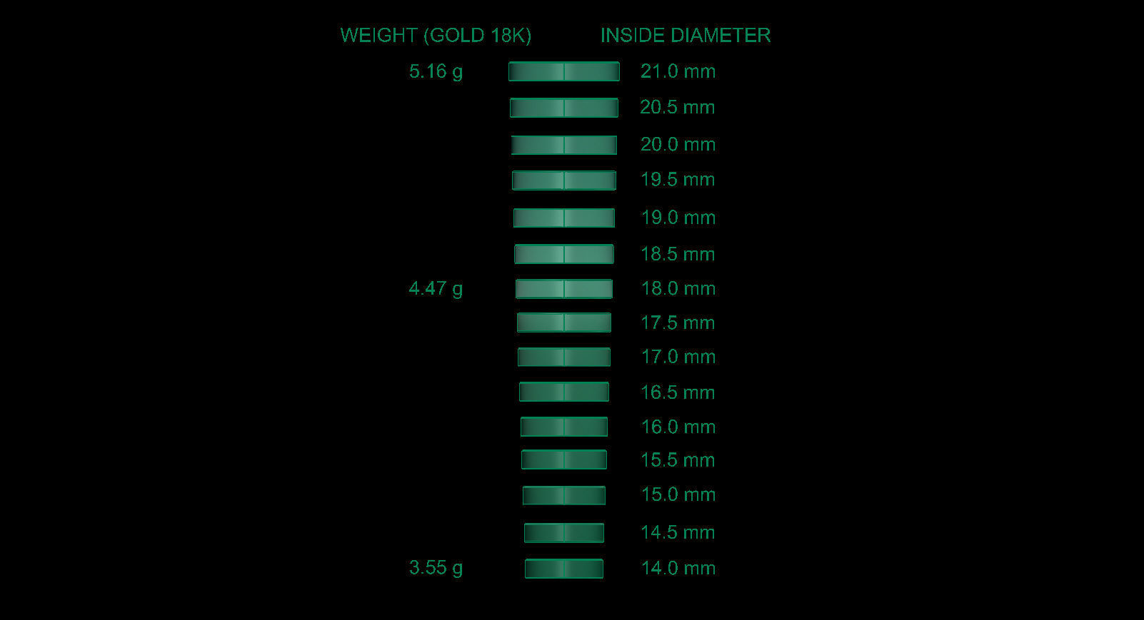 Flat Wedding Band 4 mm wide 3D print model_14