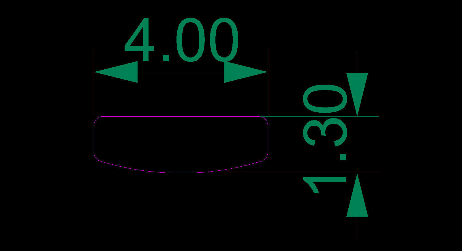 Flat Wedding Band 4 mm wide 3D print model_13