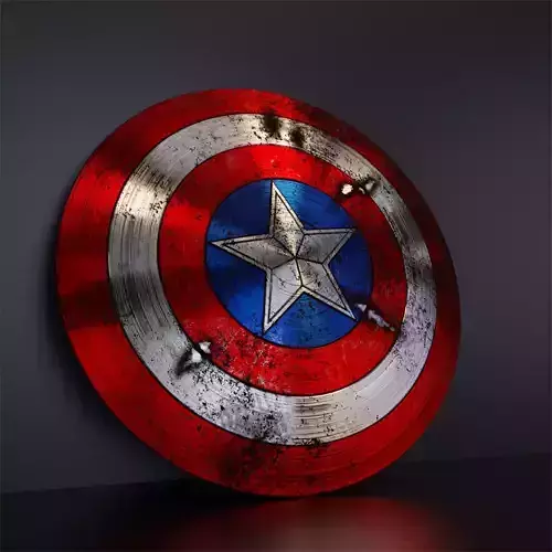 Captain America Shield - 3D PRINT READY 3D model