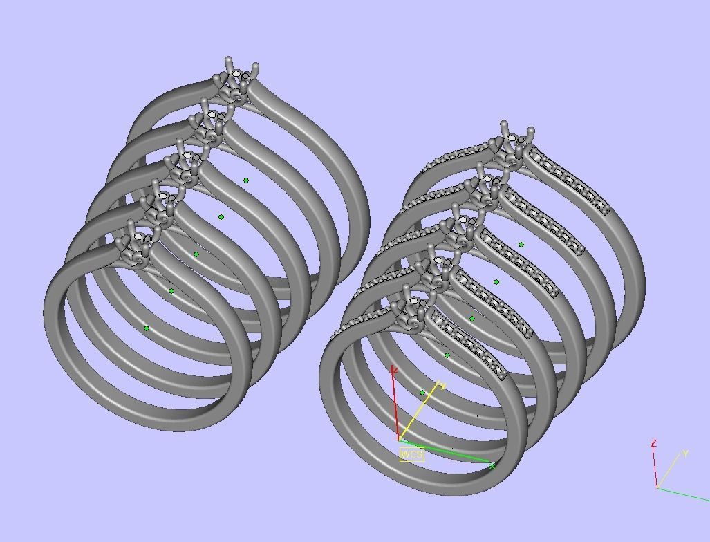 Solitaire Engagement ring with 3mm stone 3dmodel 3D print model_32