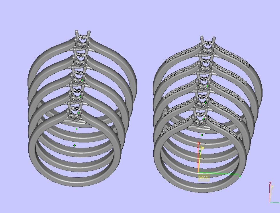 Solitaire Engagement ring with 3mm stone 3dmodel 3D print model_30