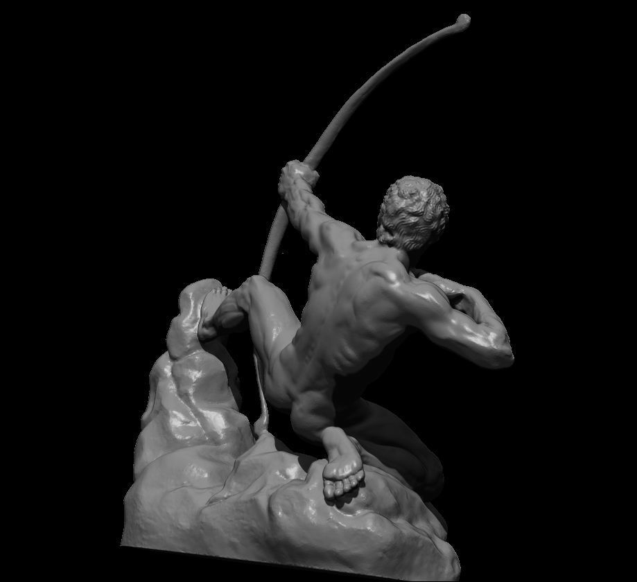 hercules antoine bourdelle 3D model_9