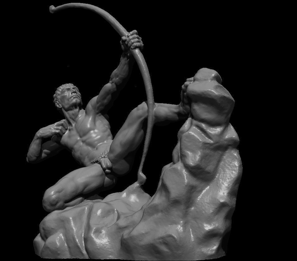 hercules antoine bourdelle 3D model_1