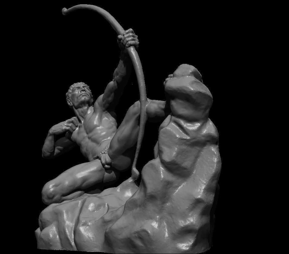 hercules antoine bourdelle 3D model_2