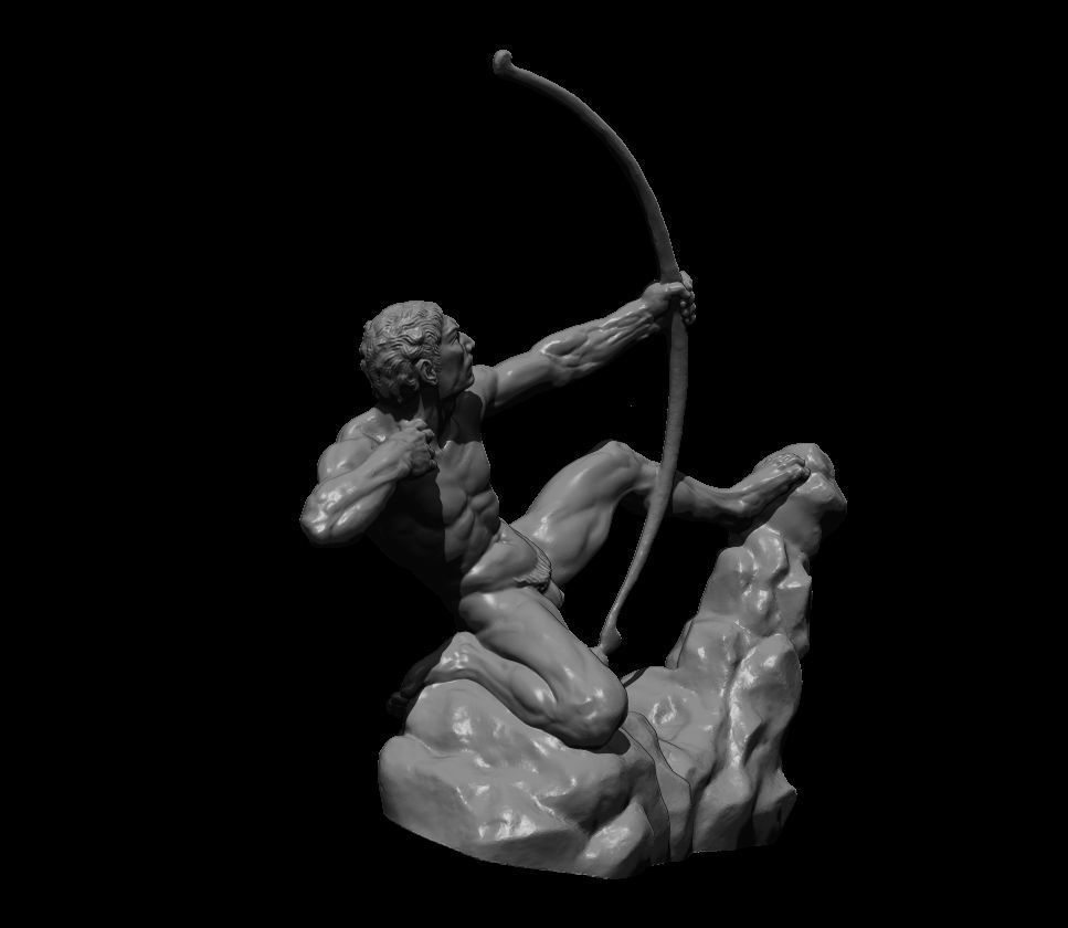hercules antoine bourdelle 3D model_12