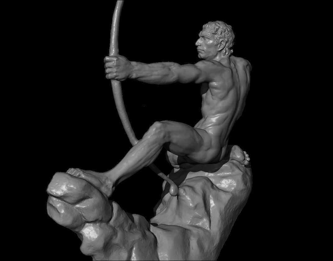 hercules antoine bourdelle 3D model_16