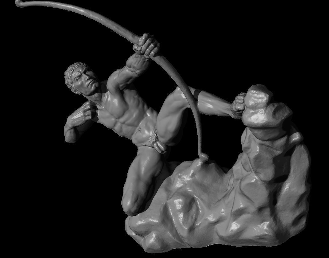 hercules antoine bourdelle 3D model_14