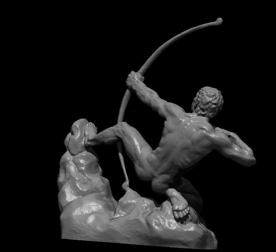 hercules antoine bourdelle 3D model_8