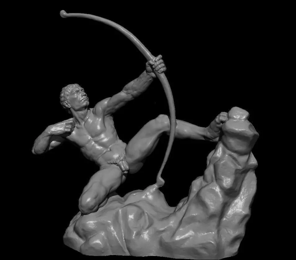 hercules antoine bourdelle 3D model_0