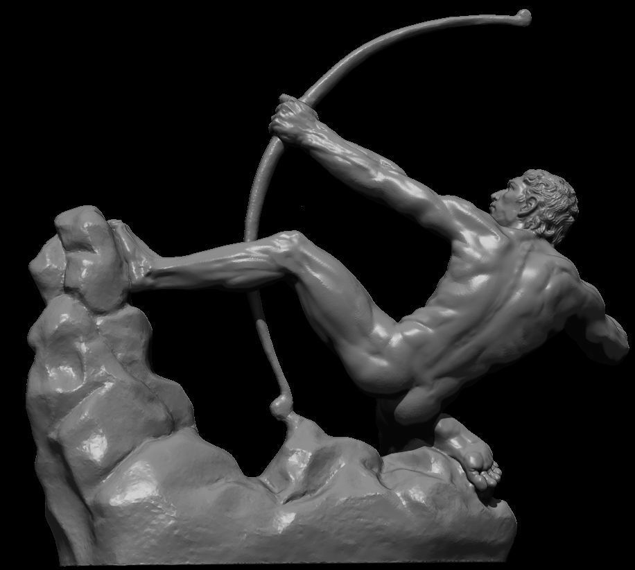 hercules antoine bourdelle 3D model_7