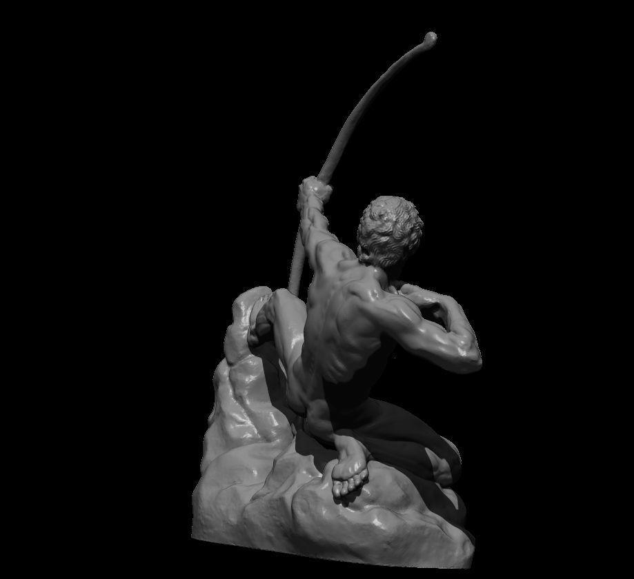 hercules antoine bourdelle 3D model_10