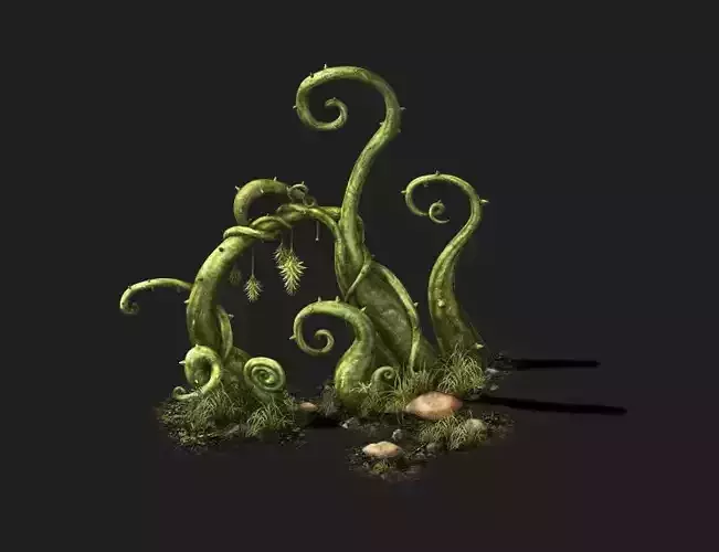 poison Valley Scene - poisonous plant thorn 02 01