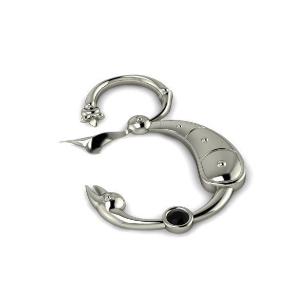 Bird calligraphy with armenian letter Ya 3D print model_21