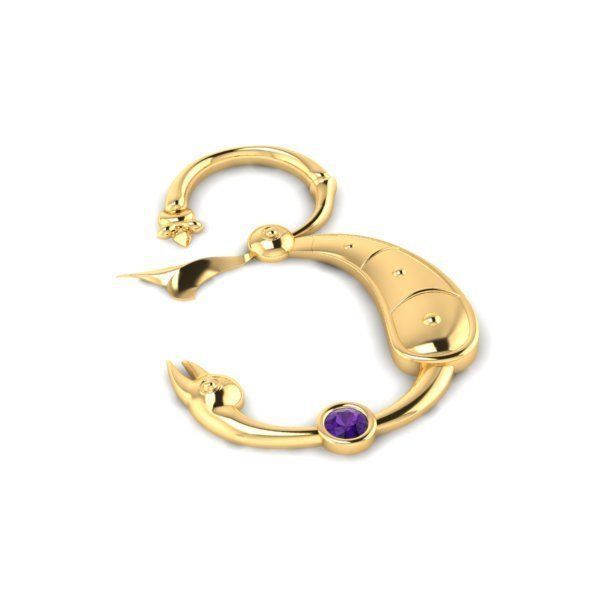 Bird calligraphy with armenian letter Ya 3D print model_26