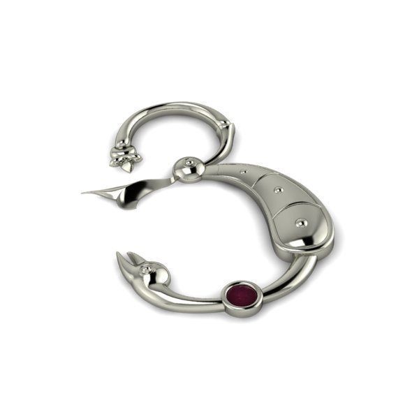 Bird calligraphy with armenian letter Ya 3D print model_24