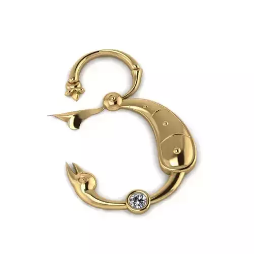 Bird calligraphy with armenian letter Ya