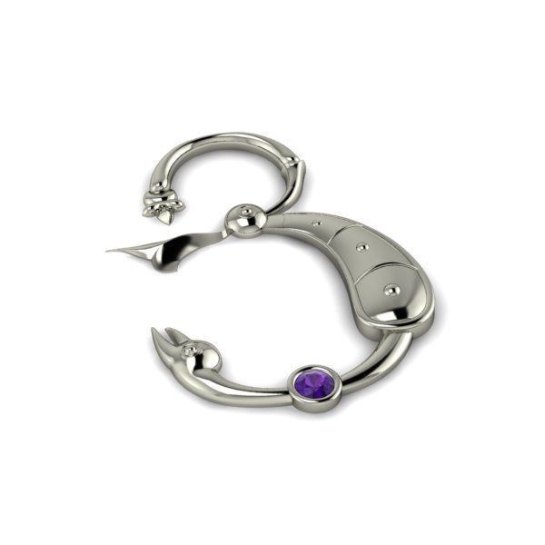 Bird calligraphy with armenian letter Ya 3D print model_19