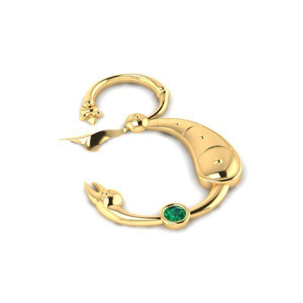 Bird calligraphy with armenian letter Ya 3D print model_30