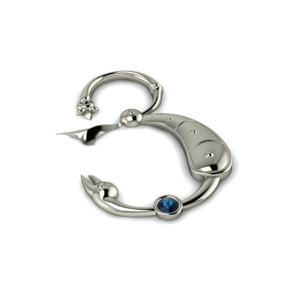 Bird calligraphy with armenian letter Ya 3D print model_18