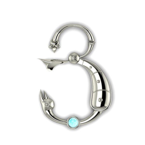 Bird calligraphy with armenian letter Ya 3D print model_6