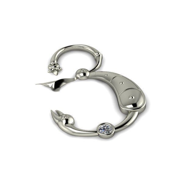 Bird calligraphy with armenian letter Ya 3D print model_22