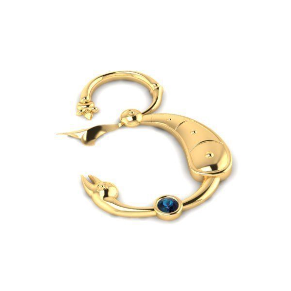 Bird calligraphy with armenian letter Ya 3D print model_25