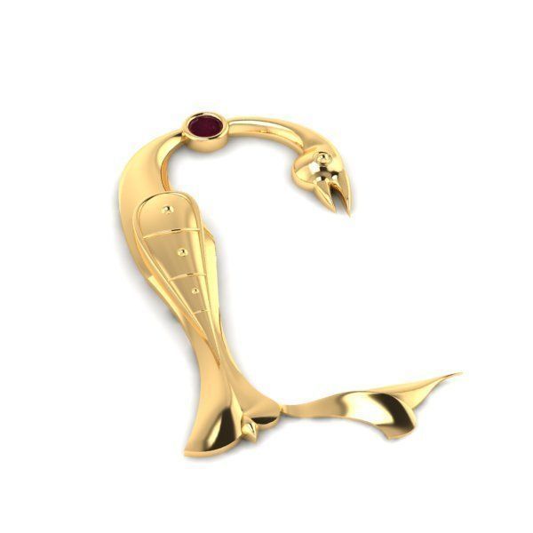 Bird calligraphy with armenian letter Y 3D print model_33