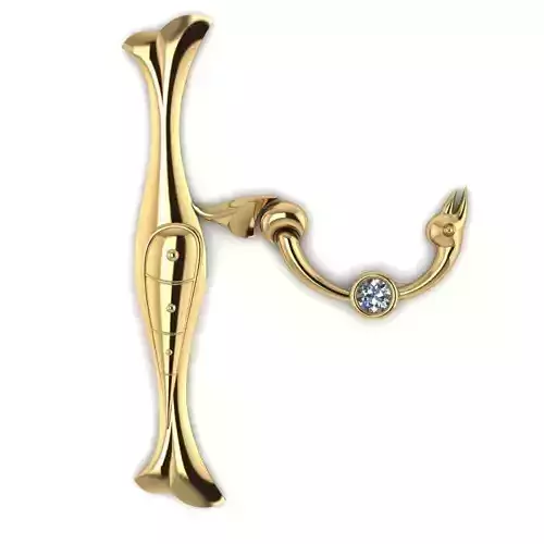 Bird calligraphy with armenian letter Xh