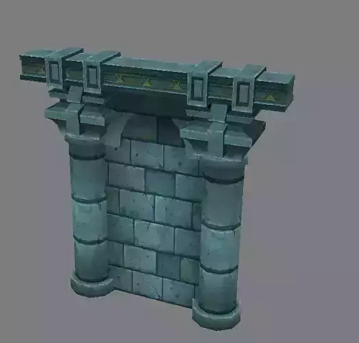 Games Models arena side columns central region 01