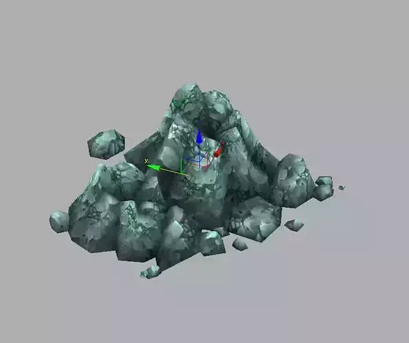 Games Models arena undersea volcanic area 01