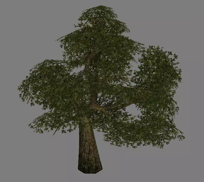 Model Arena game Jungle Area - Tree 01 3D model_0